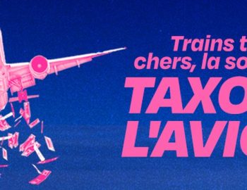 Trains trop chers, la solution : taxons l’avion !